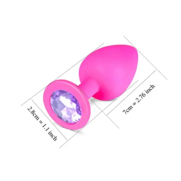 Plug Anal Silicona Seamless Talla S