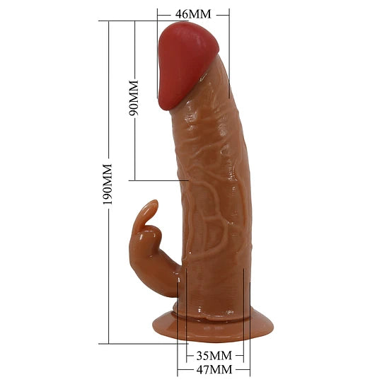 Dildo Vibrador Conejo con Arnés