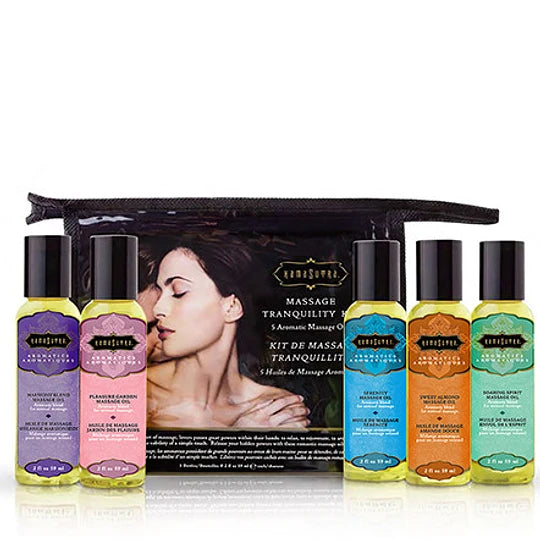 Kit 5 Aceites Masaje Kama Sutra