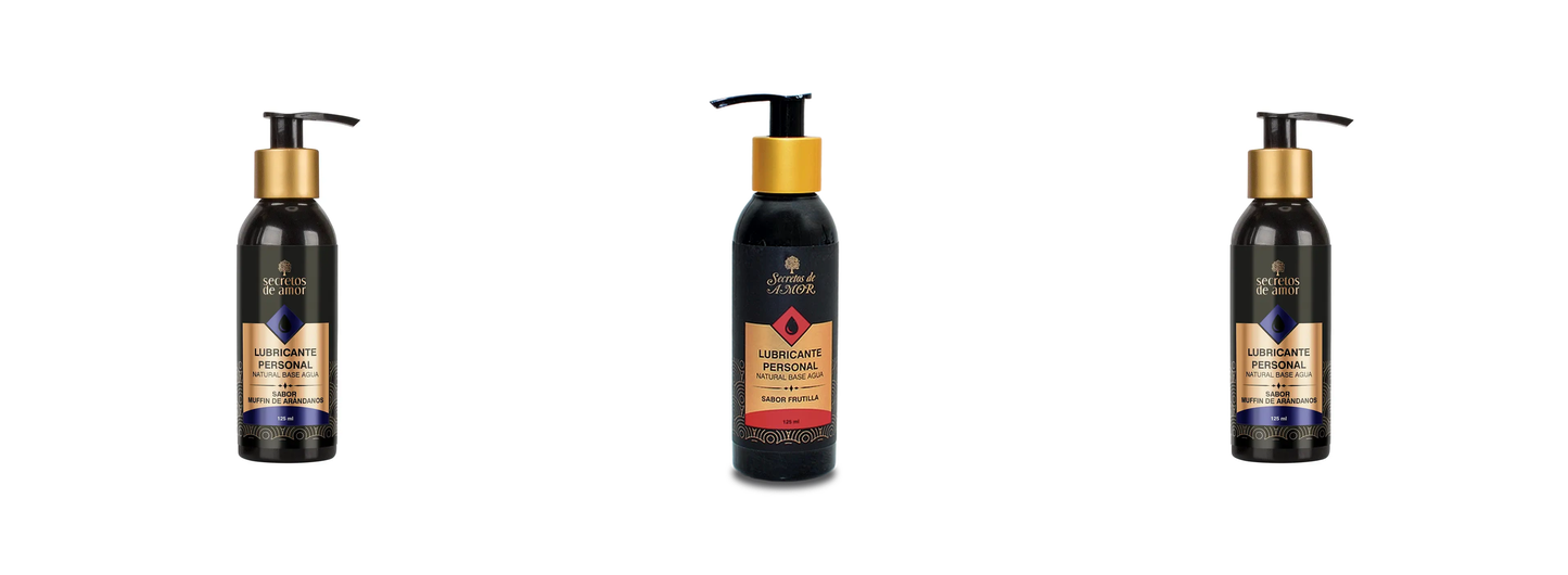 Lubricante Secretos De Amor 125ml Sabores Base Agua