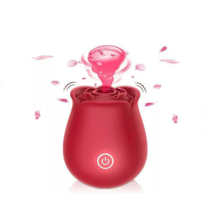 Rosa Con Succión y Vibración