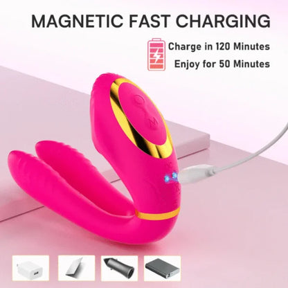 BOMBAY – Succionador Clitorial + Vibrador Multizona de 180°