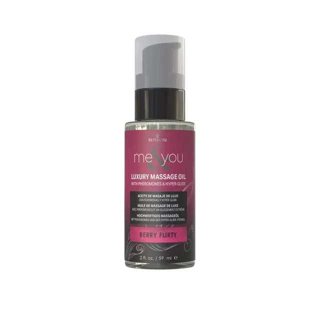 Aceite de Masaje Me & You  Con Feromonas Berry Flirty 59ml