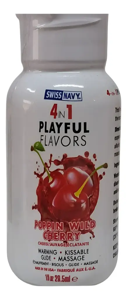 Lubricante Intimo Cálido  Cherry  4 En 1 SwissNavy  