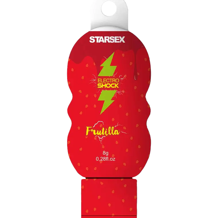 Gel Estimulante con Sabor 8ml ElectroShock Starsex Frutilla