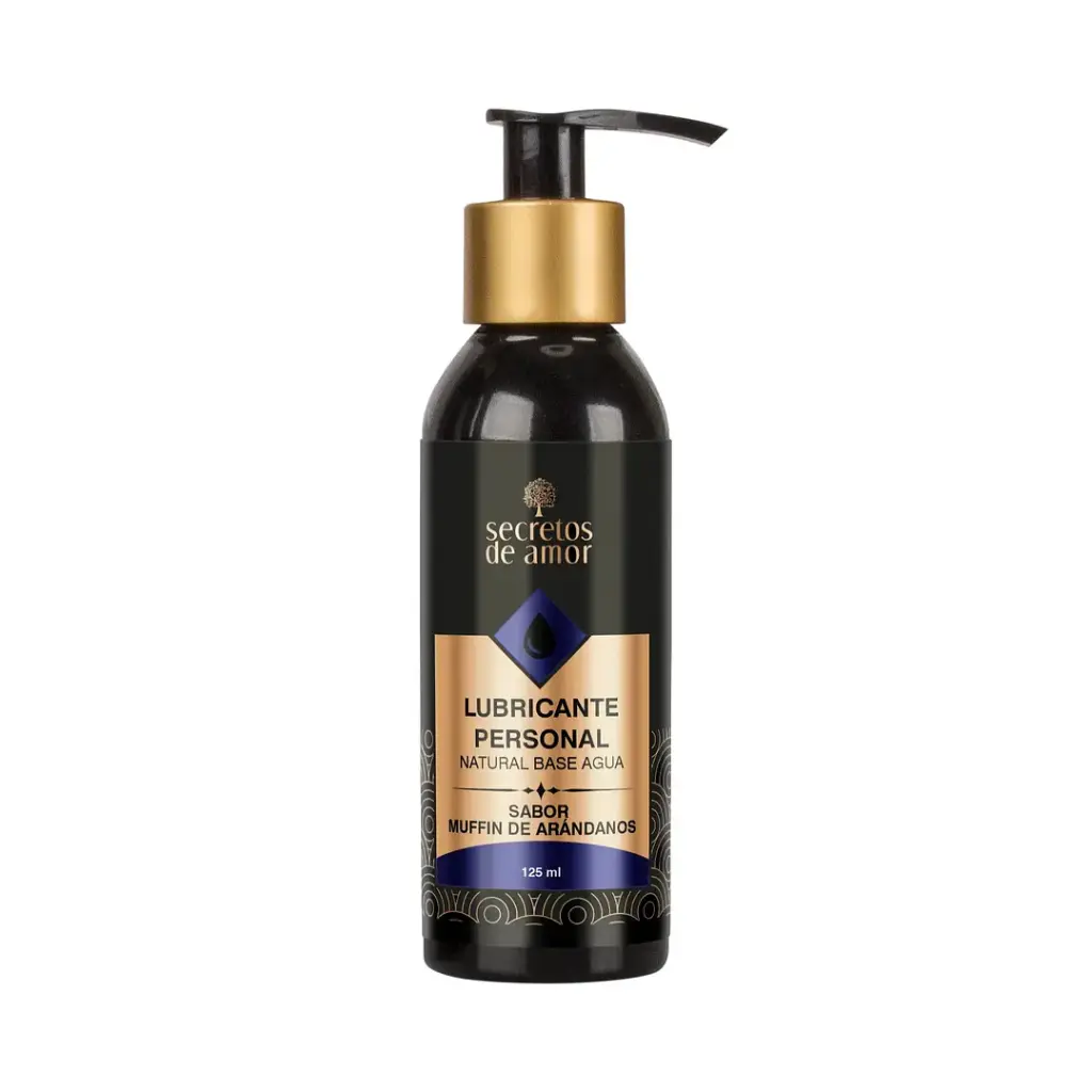 Lubricante Secretos De Amor 125ml sabor muffin arándano base agua