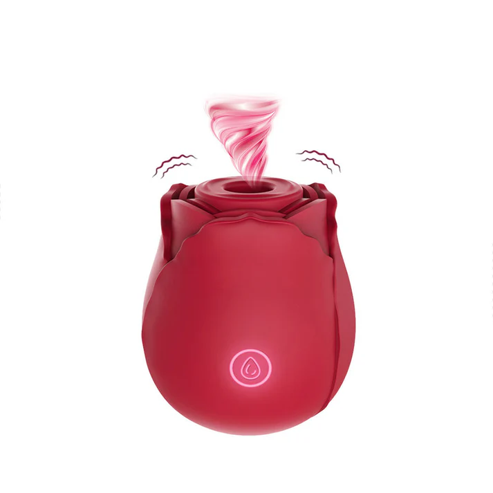 Rosa Con Succión y Vibración 